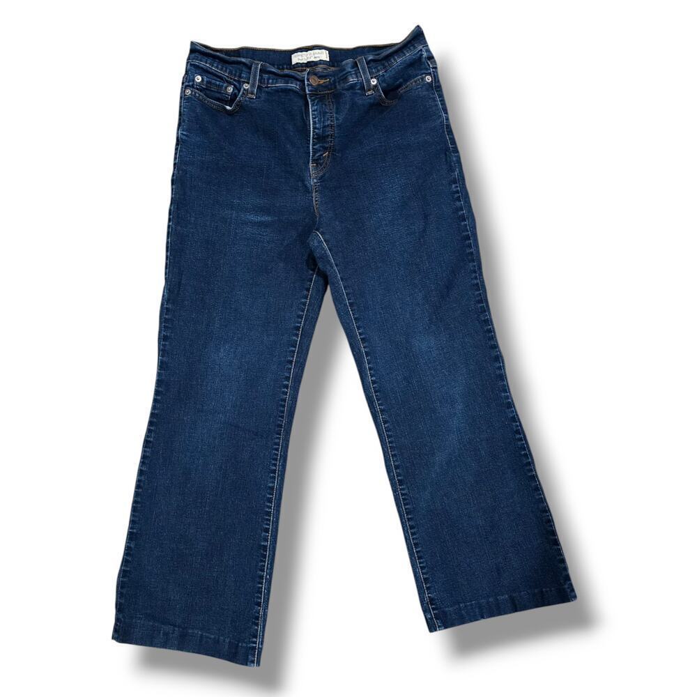 Levi's Stratuss Co women's blue Indigo perfectly slimming bootcut 512 jeans